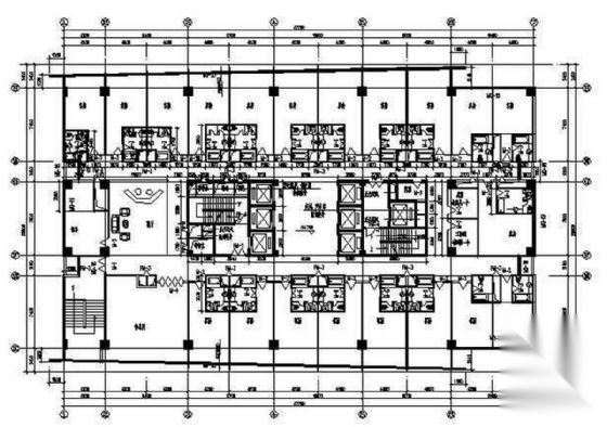 某二十四层四星级酒店建筑施工图cad施工图下载【ID:151519185】