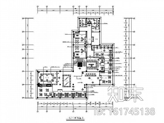 [拉萨]售楼中心会所装修图cad施工图下载【ID:161745138】