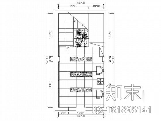 温馨四层别墅室内装修图cad施工图下载【ID:161898141】