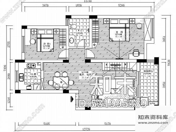 施工图双层别墅装修图效果+3Dcad施工图下载【ID:531995389】