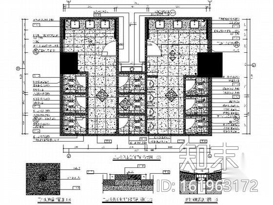 现代化国际酒店卫生间装修施工图施工图下载【ID:161963172】