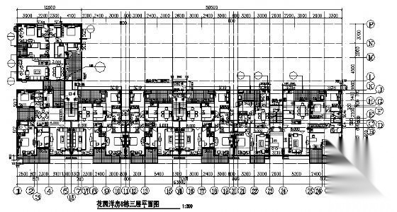 东部花园洋房8栋住宅楼建筑施工图施工图下载【ID:149847177】