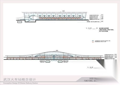 [武汉]某火车站建筑方案文本、动画施工图下载【ID:151681130】