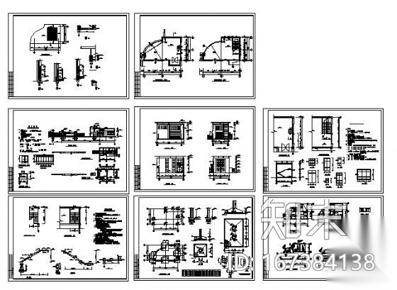 某医院传达室建筑方案图cad施工图下载【ID:167384138】