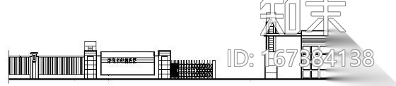 某医院传达室建筑方案图cad施工图下载【ID:167384138】