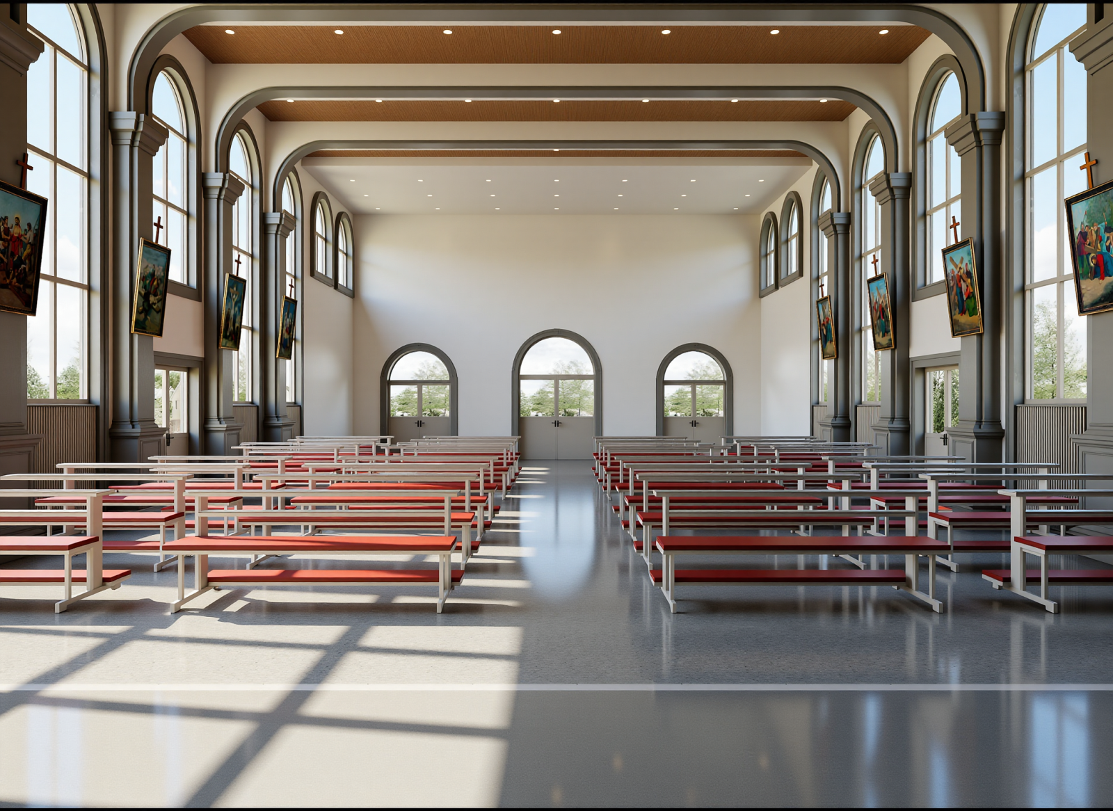 欧式教堂3D模型下载【ID:1214717180】