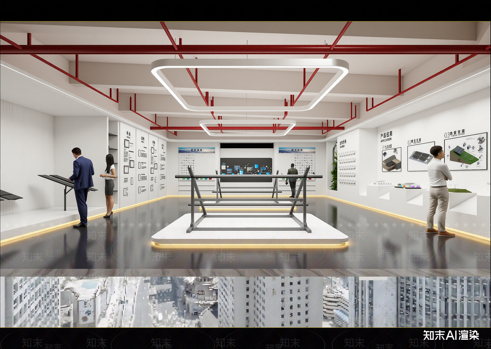 现代科技展厅3D模型下载【ID:1214756469】