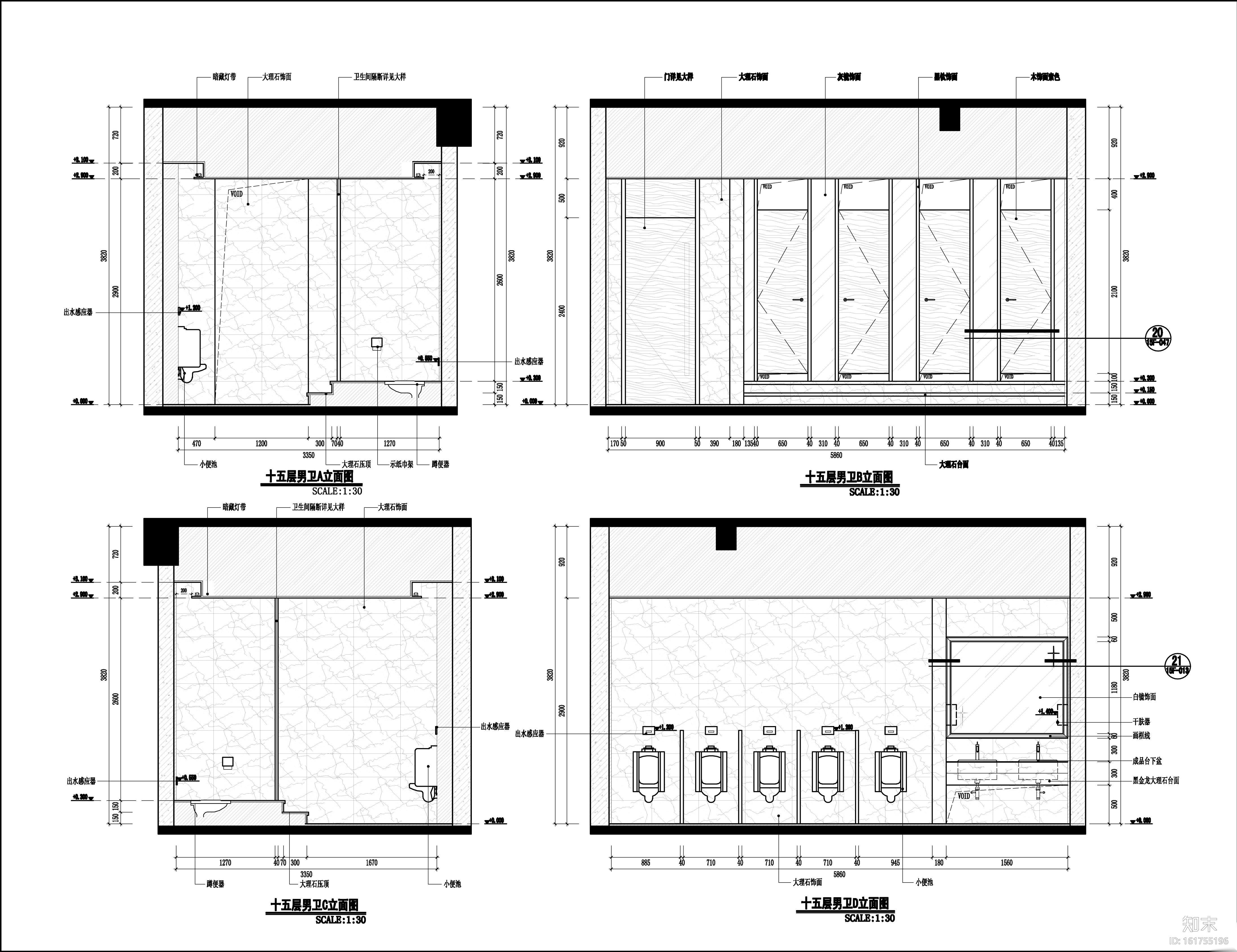 [福建]品川-福州新濠酒店全套设计资料丨公区+客房CAD施...cad施工图下载【ID:161755196】