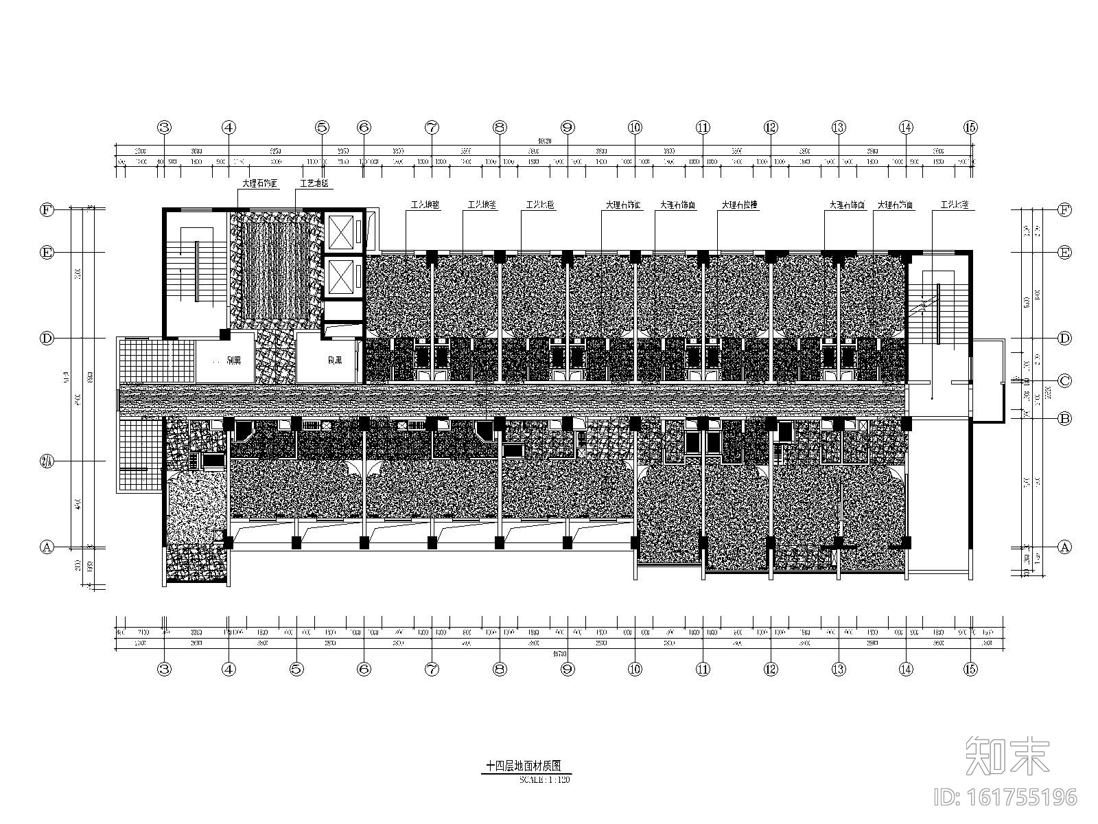 [福建]品川-福州新濠酒店全套设计资料丨公区+客房CAD施...cad施工图下载【ID:161755196】