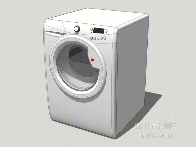 洗衣机SU模型下载【ID:66605184】