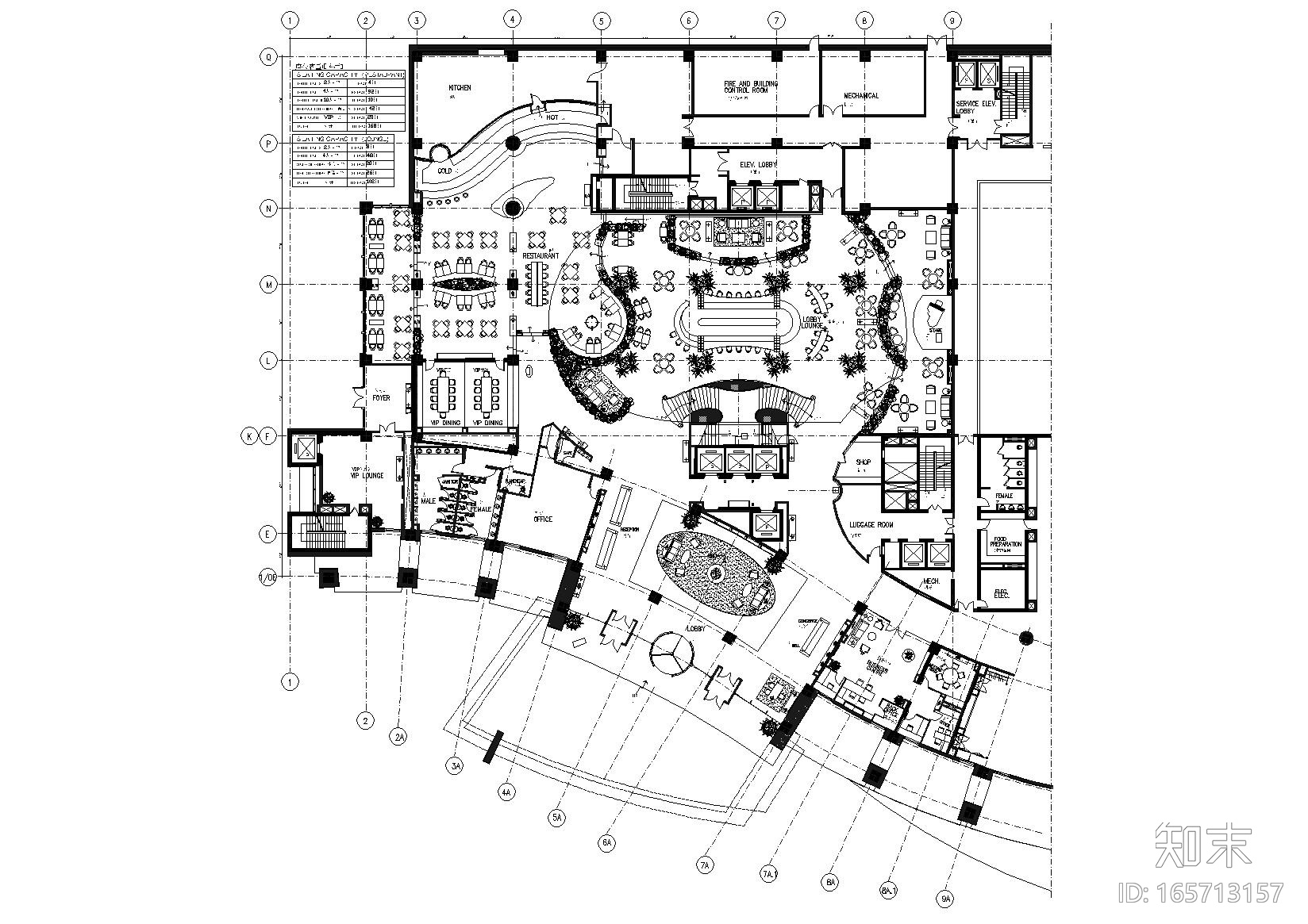 [天津]万丽泰达五星酒店装饰工程设计施工图cad施工图下载【ID:165713157】