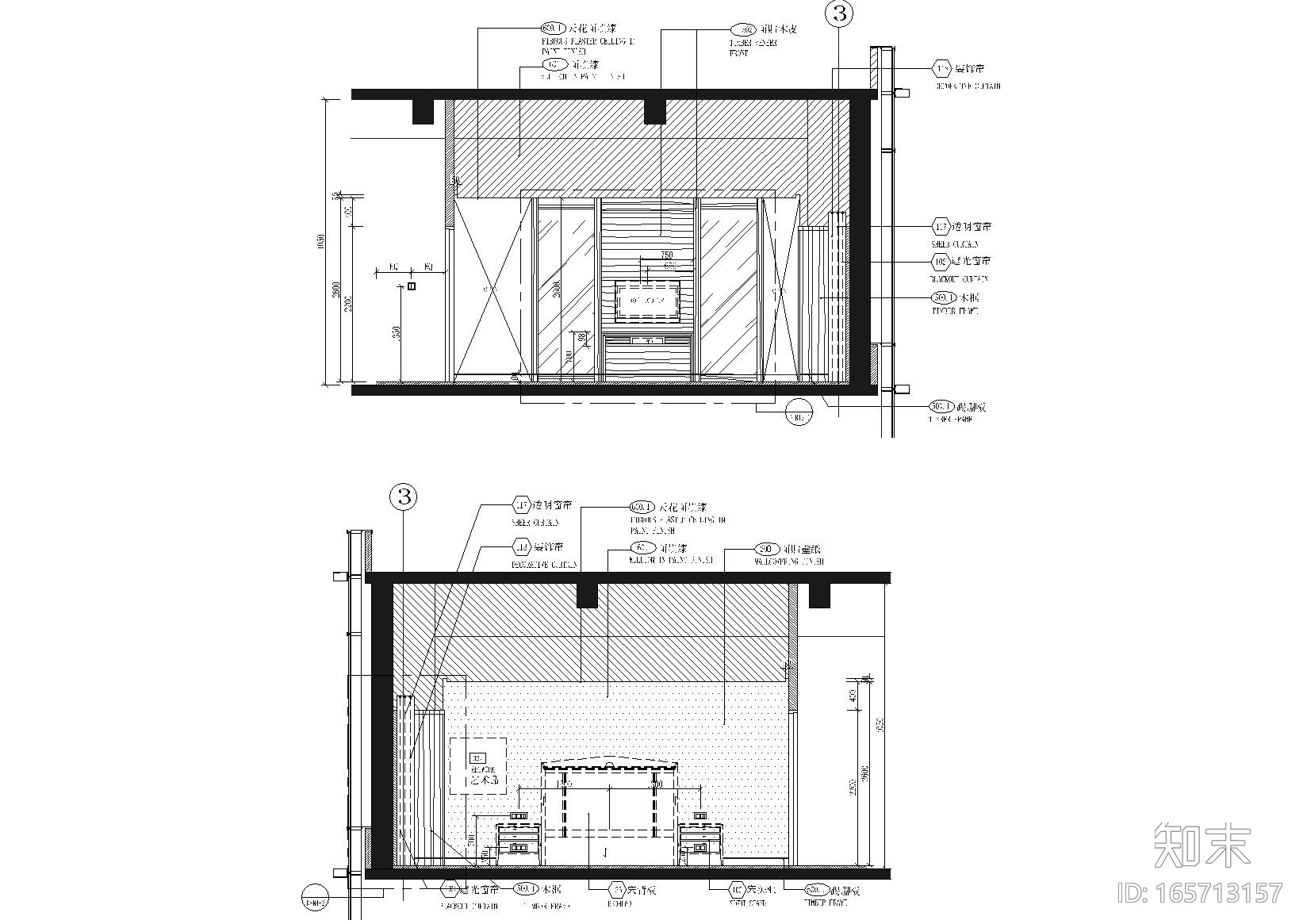 [天津]万丽泰达五星酒店装饰工程设计施工图cad施工图下载【ID:165713157】