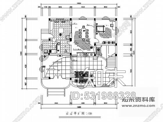 施工图住宅三层别墅装修图cad施工图下载【ID:531988328】