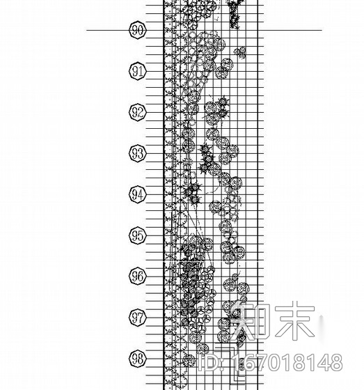 某道路景观绿化工程施工图施工图下载【ID:167018148】