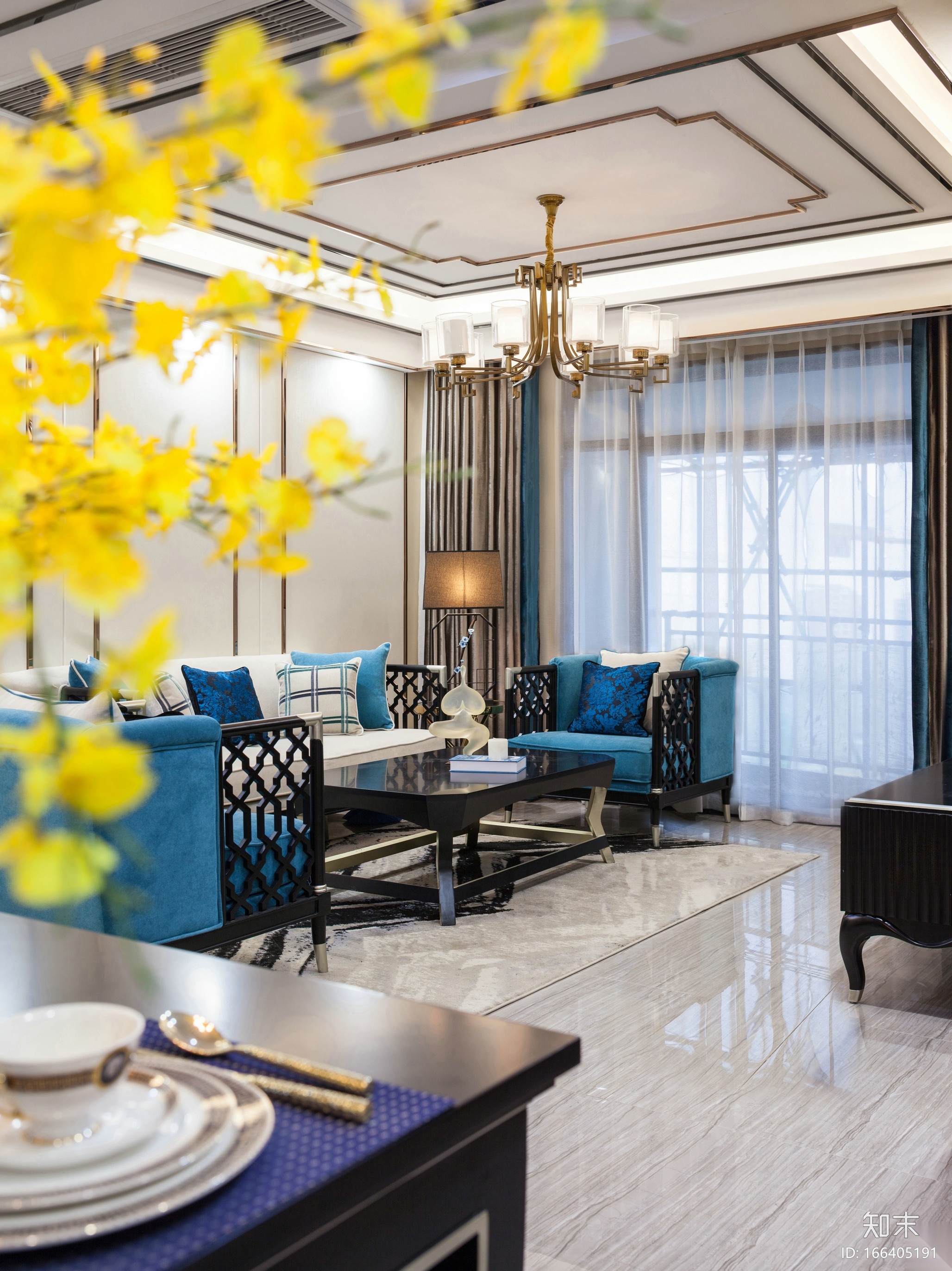 [杭州]赤壁西湖国际广场户型施工图+效果图施工图下载【ID:166405191】