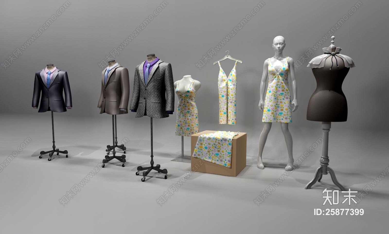 模特架3D模型下载【ID:25877399】