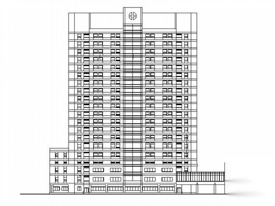 [东阳]某十九层医院大楼建筑设计方案cad施工图下载【ID:166431138】