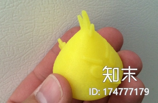 愤怒的小鸟中的小黄鸟！3d打印模型下载【ID:174777179】