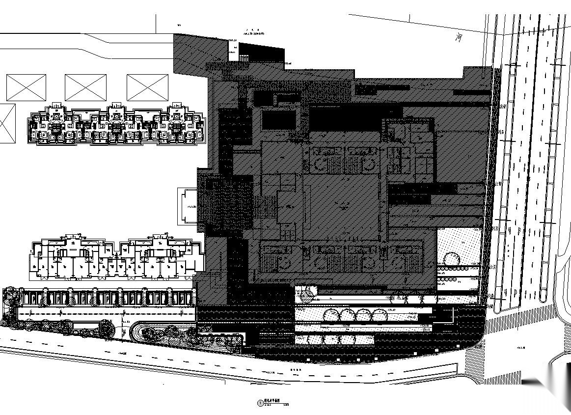 [上海]青浦徐泾万科天空之城居住区红线外景观施工图设...施工图下载【ID:161069119】