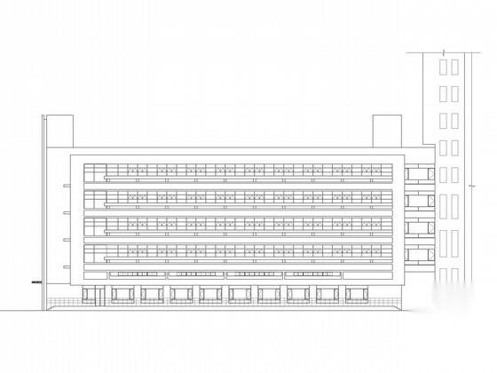 [金华]某医院综合病房大楼建筑、结构施工图cad施工图下载【ID:166062152】