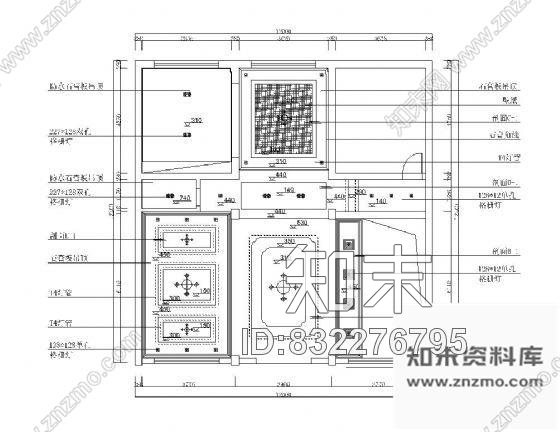 图块/节点家装吊顶详图3施工图下载【ID:832276795】