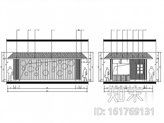 [原创]中式餐厅室内设计装修施工图cad施工图下载【ID:161769131】