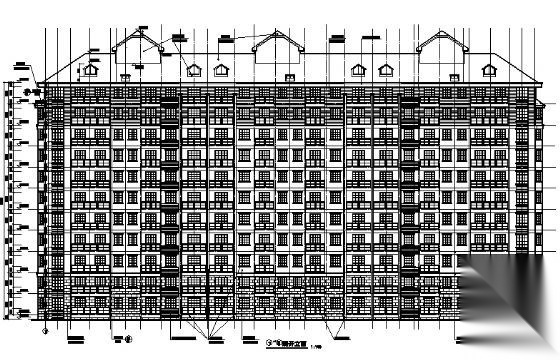 某十一层住宅楼建筑方案图cad施工图下载【ID:149850154】