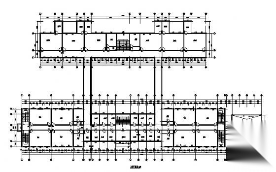 某三层教学楼建筑施工图cad施工图下载【ID:151576144】