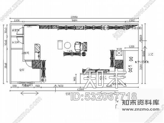 施工图新疆品牌服装店装修设计施工图含3D效果模型cad施工图下载【ID:532067718】