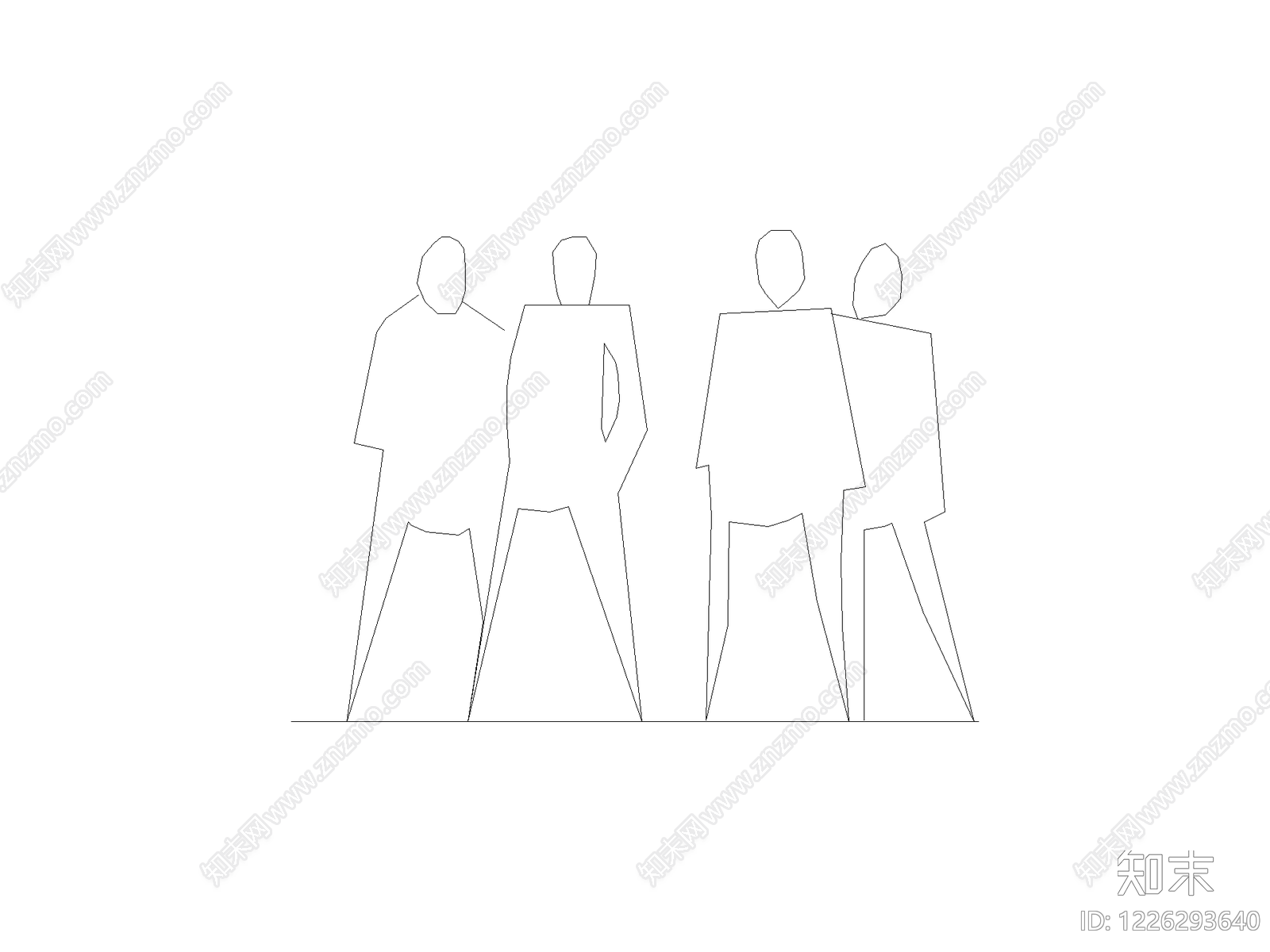 人物CAD图纸