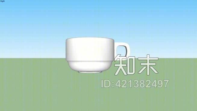 咖啡杯SU模型下载【ID:421382497】