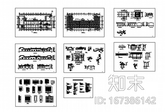 [台州]某仿古观光农业园扩展工程建初cad施工图下载【ID:167386142】