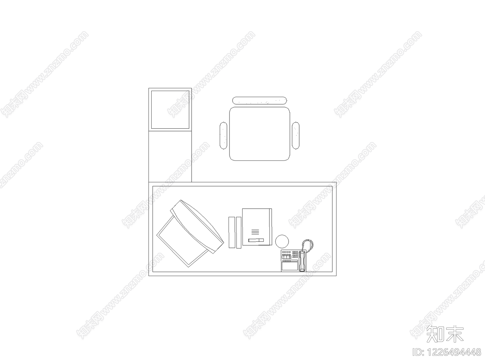 室内家具通用图块材料表灯具等cad施工图下载【ID:1226494448】