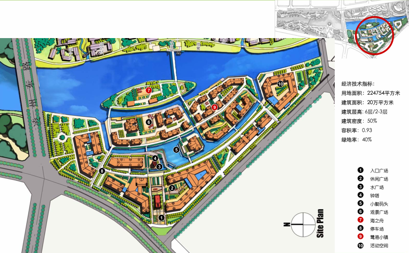 [广州]东盐河景观规划及核心段建筑概念设计（滨水休闲...cad施工图下载【ID:160920179】