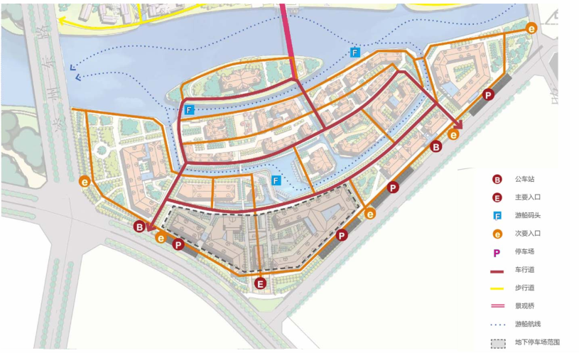 [广州]东盐河景观规划及核心段建筑概念设计（滨水休闲...cad施工图下载【ID:160920179】