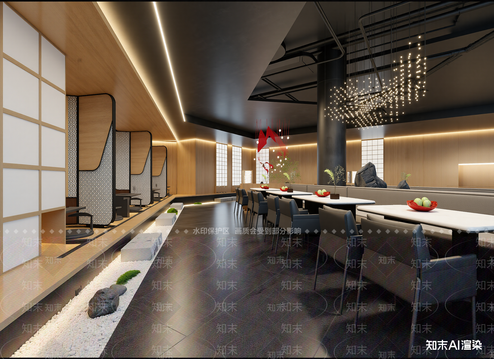 日式茶馆3D模型下载【ID:1214314000】