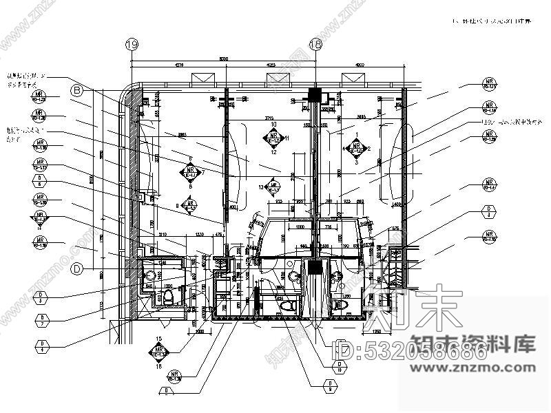 施工图厦门某酒店双人房及豪华套房室内装饰施工图cad施工图下载【ID:532058686】