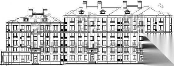 某异型柱框架住宅楼建筑设计方案cad施工图下载【ID:149853193】