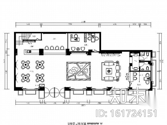 [福州]新城核心区现代高档售楼部CAD施工图（含效果）cad施工图下载【ID:161724151】