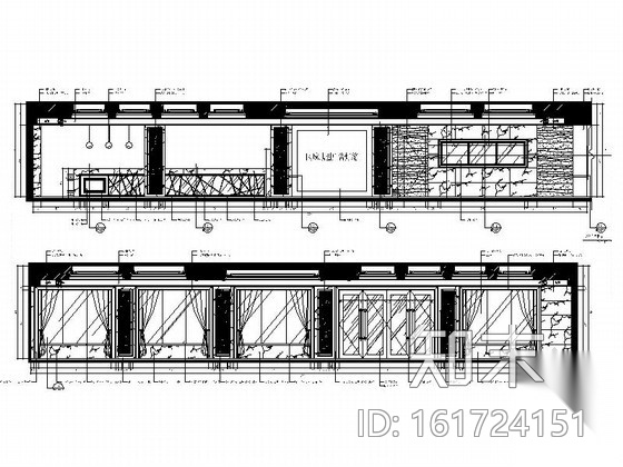 [福州]新城核心区现代高档售楼部CAD施工图（含效果）cad施工图下载【ID:161724151】