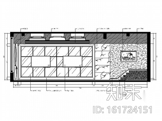 [福州]新城核心区现代高档售楼部CAD施工图（含效果）cad施工图下载【ID:161724151】