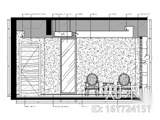 [福州]新城核心区现代高档售楼部CAD施工图（含效果）cad施工图下载【ID:161724151】