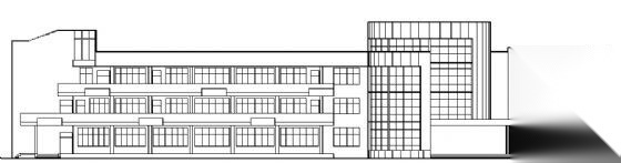 某三层多功能楼建筑方案图cad施工图下载【ID:149937165】
