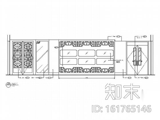 [澳门]知名豪华娱乐酒店中餐厅设计规划施工图cad施工图下载【ID:161765146】