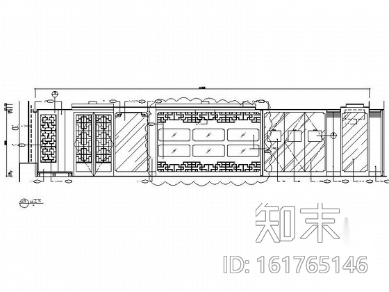 [澳门]知名豪华娱乐酒店中餐厅设计规划施工图cad施工图下载【ID:161765146】