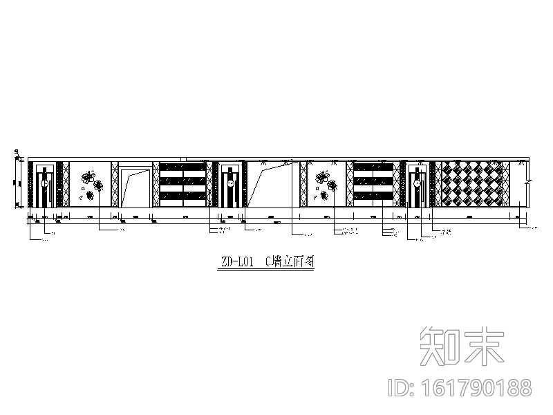 一套时尚KTV设计CAD施工图cad施工图下载【ID:161790188】