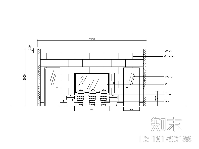 一套时尚KTV设计CAD施工图cad施工图下载【ID:161790188】