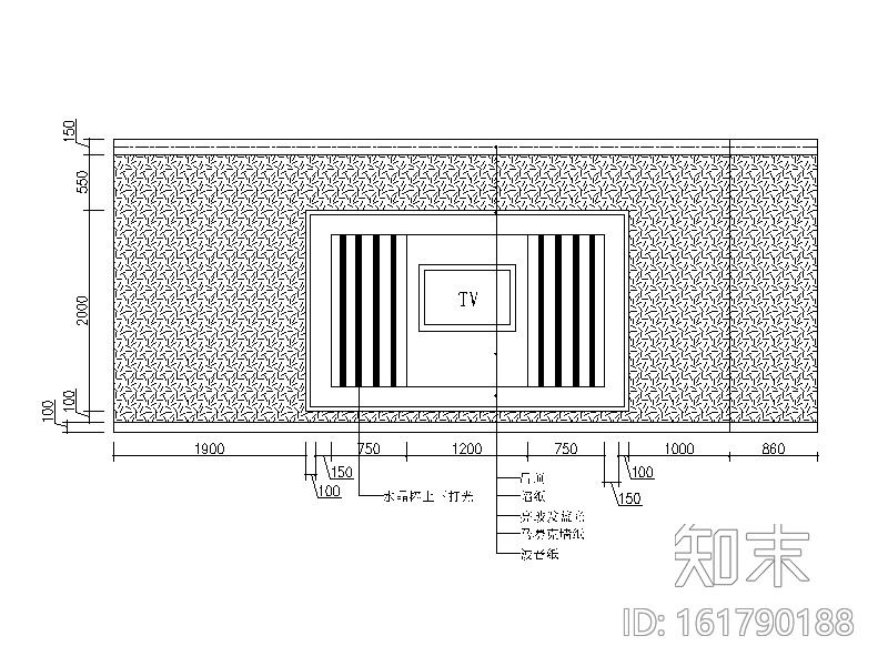 一套时尚KTV设计CAD施工图cad施工图下载【ID:161790188】