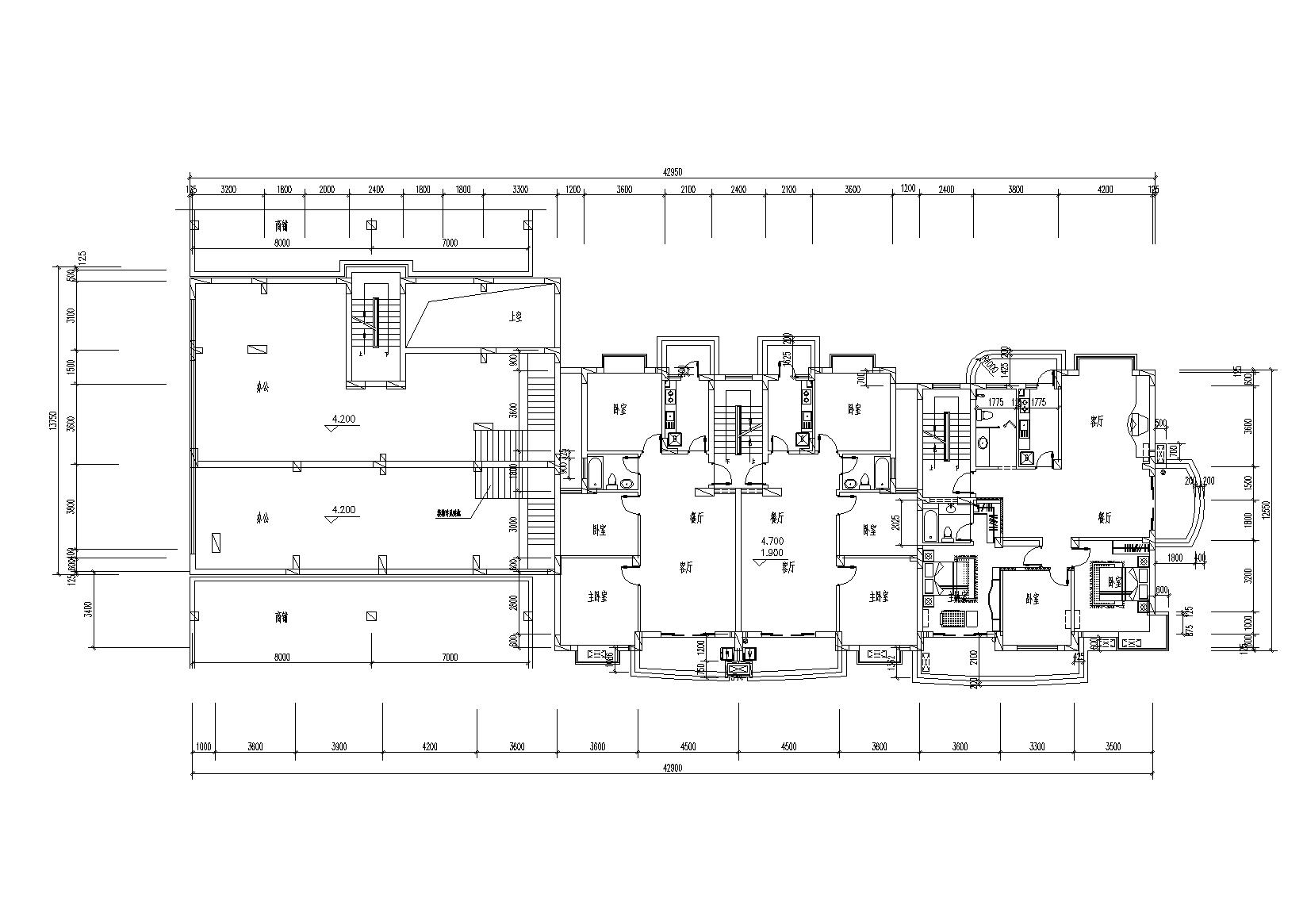 [江苏]京润国际花园居住区住宅建筑方案图cad施工图下载【ID:165756163】