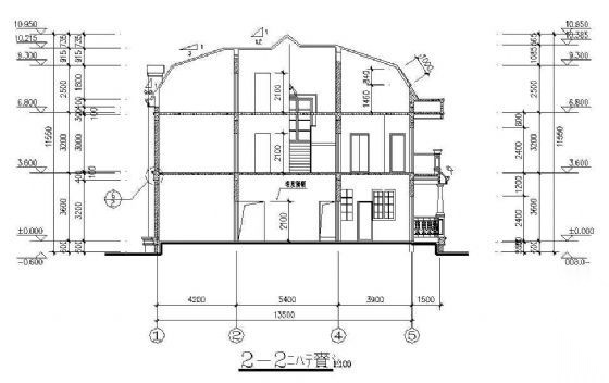 九个小别墅建筑方案cad施工图下载【ID:165934126】